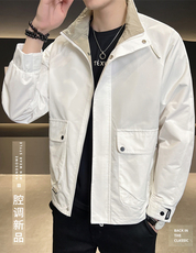 2025新款秋季夹克外套男士立领衣服潮流新品男装上衣92313，男装夹克，电商A225