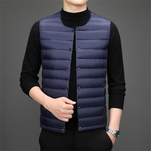 达标50绒 秋冬新款轻薄羽绒服马甲男士轻羽绒背心坎肩YR913-P55图片
