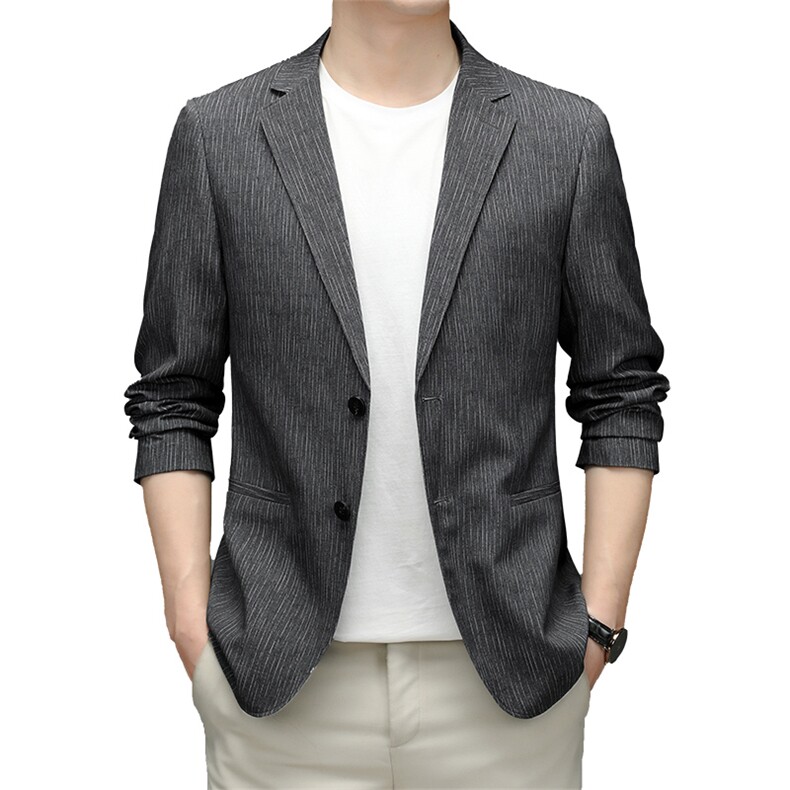 CA5515钱塘2020-2春秋新款商务休闲帅气中青年男士西服外套P142,男装西服,钱塘207-2