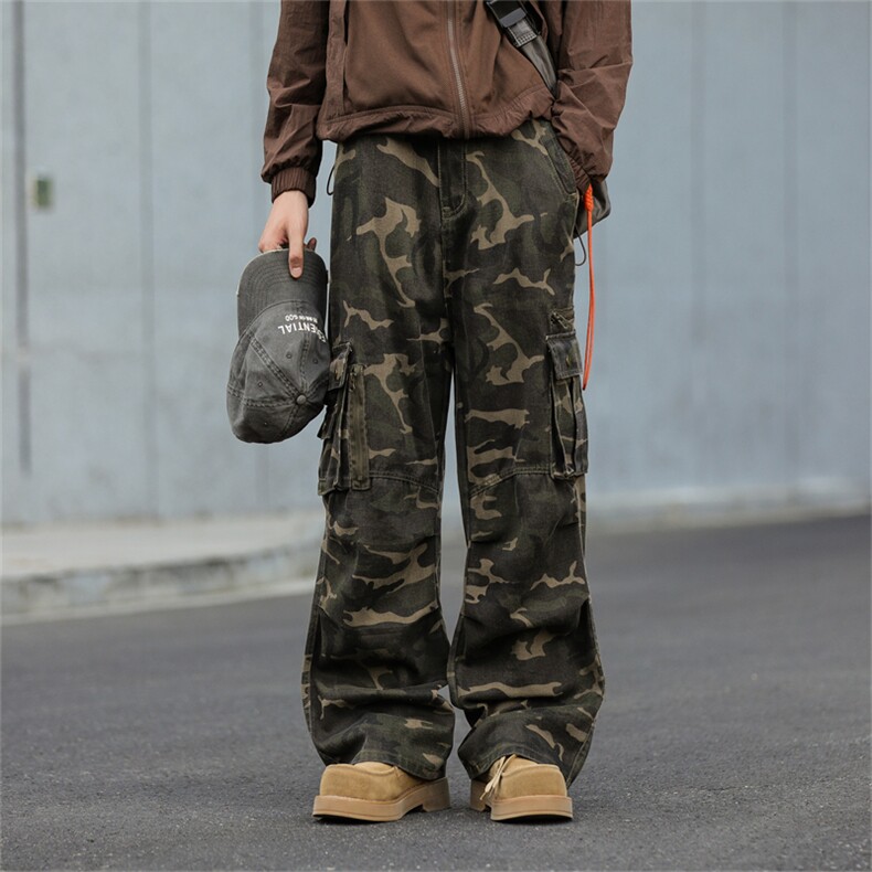 903-AK75-特P65【95】S-3XL迷彩色工装牛仔裤！现货！3，男装牛仔裤，星座903