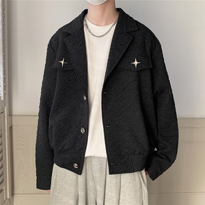 1美式港风夹克男潮牌夹克男女情侣大码外套男JK8748P95控128图片