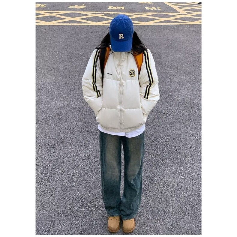 新款男女棉服冬季复古宽松休闲百搭外套M9003-P74,男装棉衣,星座208-5
