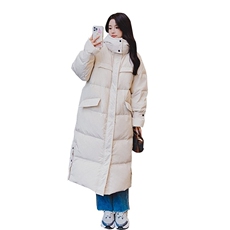 新款韩版长款连帽羽绒服817-P295-K428，女装羽绒服，浙宝189