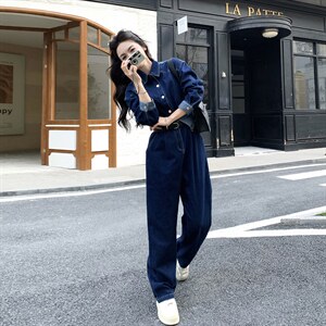 大货已出！2026新款数据好牛仔连体裤送腰带2D009-5661 P145控238图片