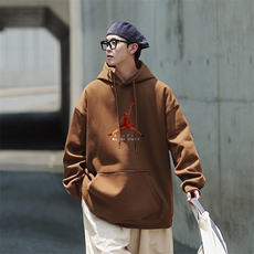 2024新款樱木大灌篮宽松连帽卫衣Y122常规版P48加绒版P65，男装卫衣，电商B219