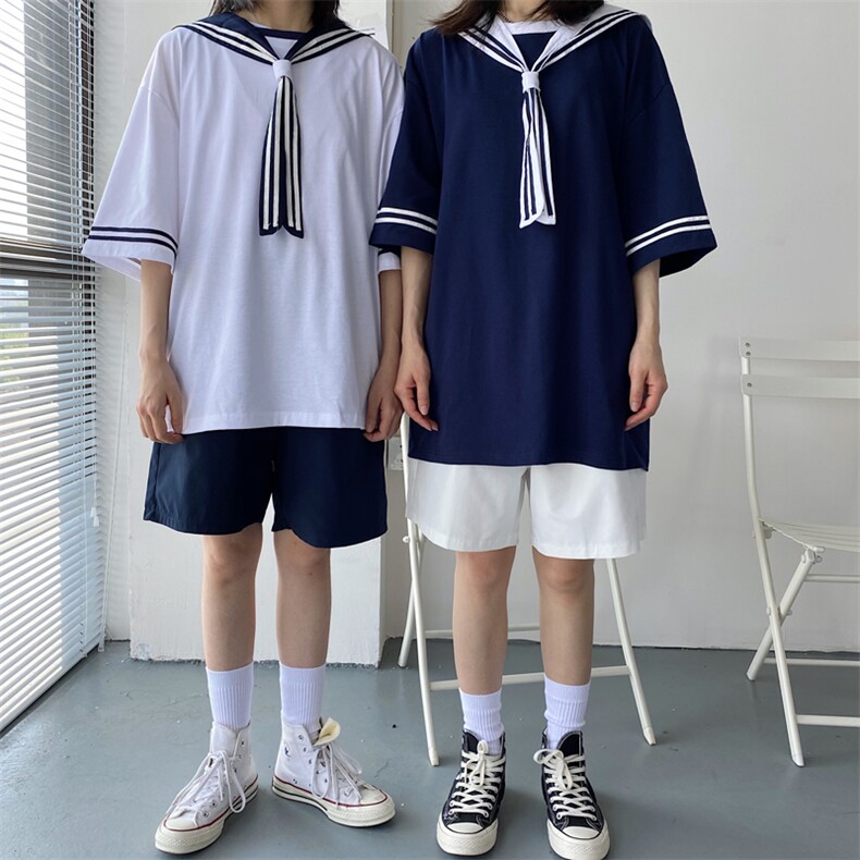 【2025春夏】JK制服海军水手服套装小披肩班服集体服团体服男女,男装休闲套装,星座112A
