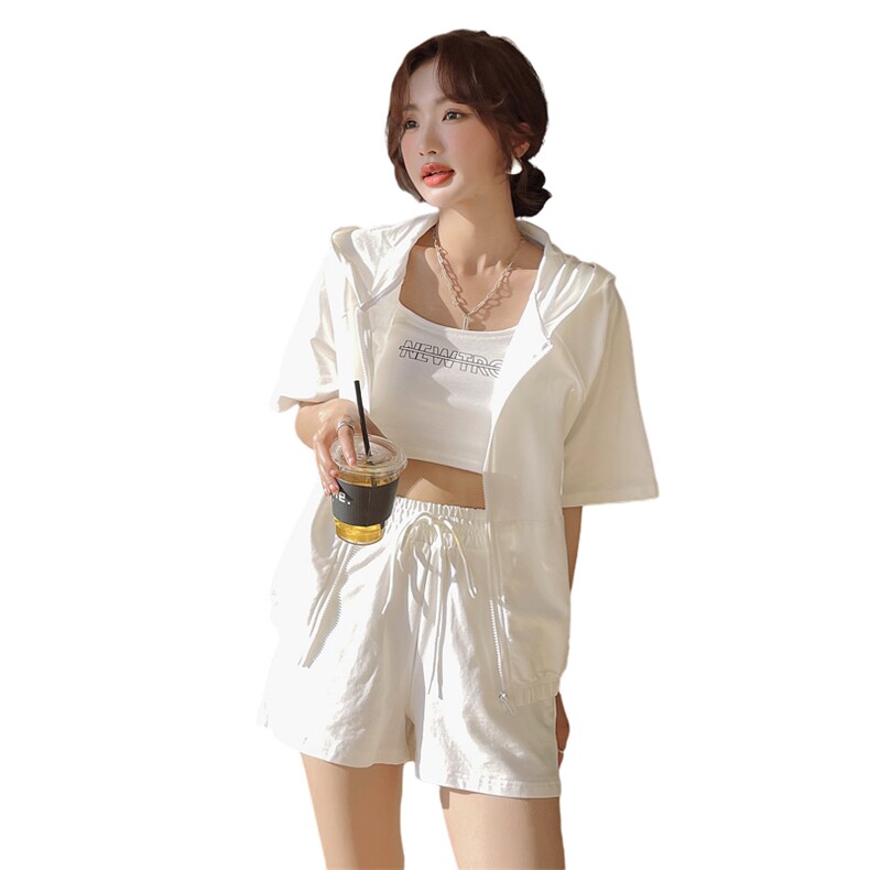 现货2022年夏季新品三件套套装,女装套装/套裙,菡迪欧娜