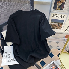 贴布绣棉后包领抖音天猫品质情侣男女字母短袖T恤TT031-45，男装T恤，星座911-3