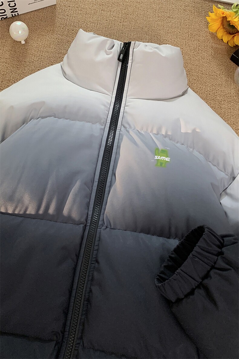 量大优可提供视频冬棉衣立领渐变HD019-1-MF5344-P75,男装棉衣,电商019-1