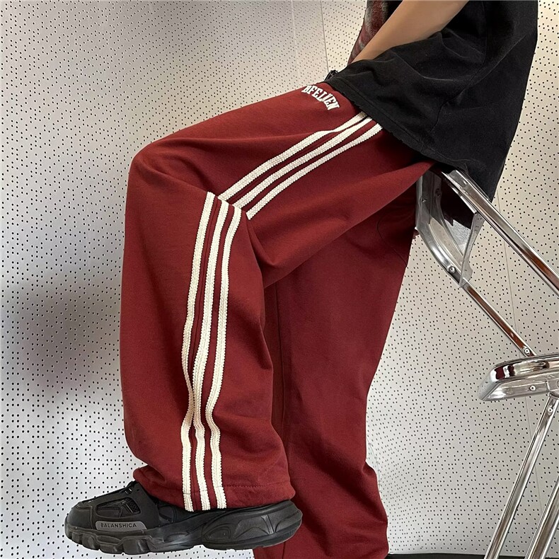 裤子男款夏季薄款宽松百搭运动裤男生直筒休闲长裤K009-P40,男装休闲裤,星座308B-1