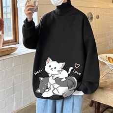 控68高领毛衣男士大码内搭毛线衣男GM45300-P45加绒款-P65，男装针织衫/毛衣，电商A040