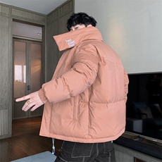 克莱因蓝冬季棉衣男加厚棉袄外套ins情侣款面包棉服M0761-P100，男装棉衣，星座308B-1