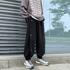 2024秋新款主推款休闲裤男宽松直筒工装裤子227-2*C548*P50控68，男装休闲裤，星座227-2