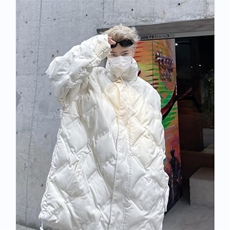 棉服外套男韩版潮流高街帅气冬季保暖2024新款ins棉衣MF139-P92，男装棉衣，星座412-3