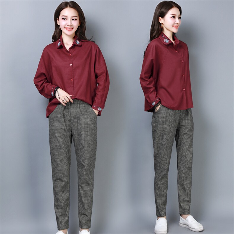 修身百搭优雅休闲长袖套装/套裙2021年夏季潮流简约个性显瘦,女装套装/套裙,奕阳依阁