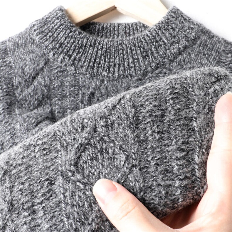 轻奢高货商场品质做工精细百分百山羊绒厚款套衫，男装羊绒套衫，钱塘207-1