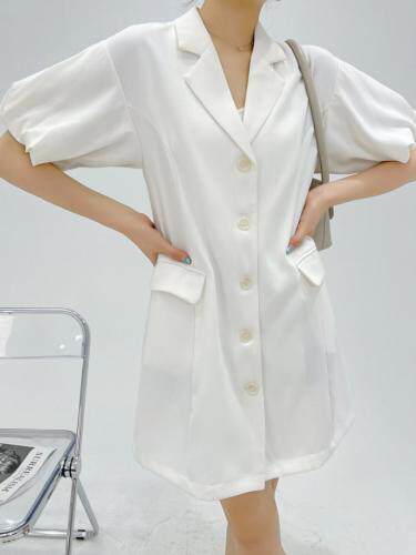 韩系泡泡袖连衣裙，女装连衣裙，DV STUDIO