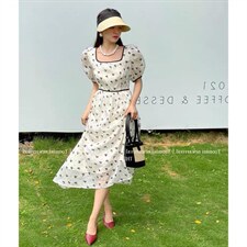 夏装连衣裙，女装连衣裙，春语雨桐