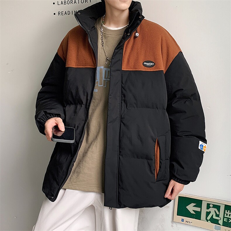 秋冬新款百搭男港风棉衣M063-P90控148,男装棉衣,星座717