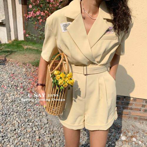 西装连体裤，女装西装，MJJ