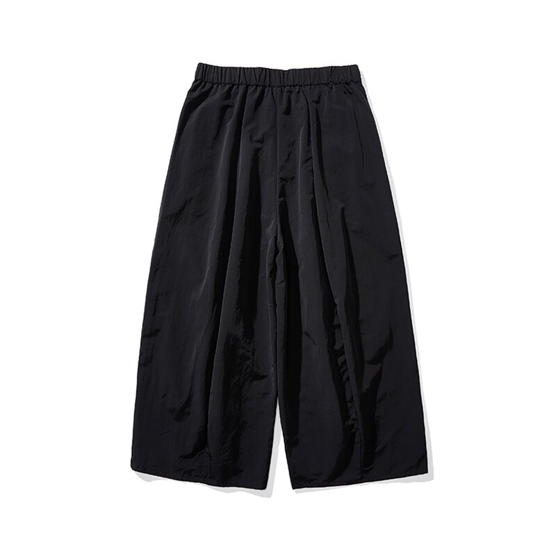 白底平铺夏季大码日系港风山系直筒休闲哈伦阔腿裤男女K281/P55,男装休闲裤,钱塘713