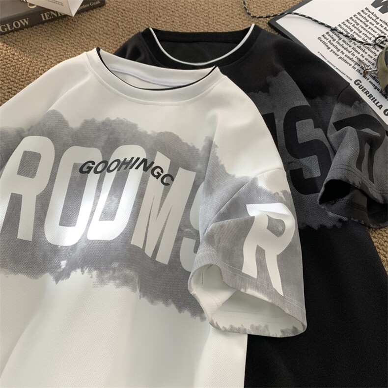 量大优供视频菠萝格套装短袖t恤男大码M-5XTX22-特P25,男装休闲套装,电商B325