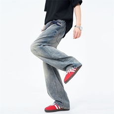 夏季新款简约百搭直筒牛仔裤K2606P60，男装牛仔裤，电商A073