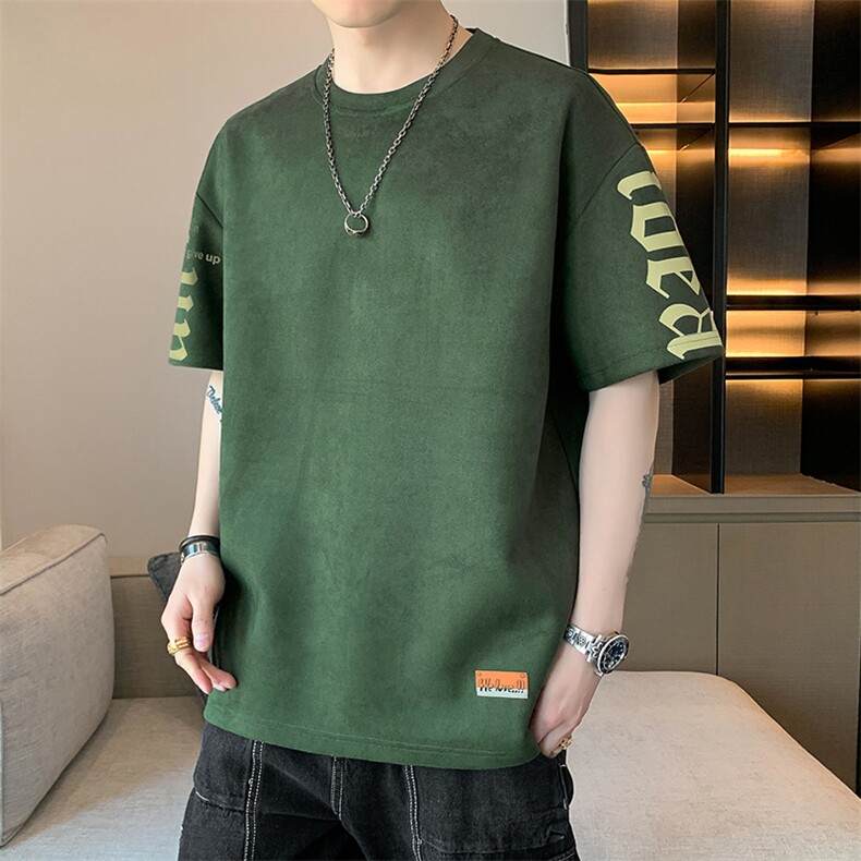 新款短袖男店主风夏季t恤休闲百搭印花圆领T恤男上衣TC3136-P35,男装T恤,星座717