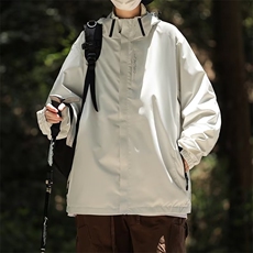 黑武士冲锋衣男秋季户外防风机能登山服宽松休闲夹克外套JK555，男装夹克，星座1116A-1（原606A）