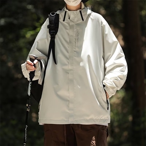 黑武士冲锋衣男秋季户外防风机能登山服宽松休闲夹克外套 JK555图片