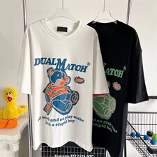 男圆领T恤宽松短袖F007P28，男装T恤，星座1116-2