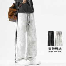 脏脏裤2025年秋季新款运动直筒阔腿裤M-4XL-718-特P30，男装休闲裤，星座417-1（原电商B245）