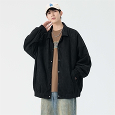 1506-1/QD40/P592025秋冬潮牌大码夹克男时尚设计感翻领外套，男装夹克，星座1506