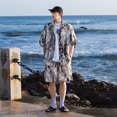 1短衬CS77033特P25DK77055特P18无差价套装TZ77066特P43大码M-5XL，男装休闲套装，星座226-2