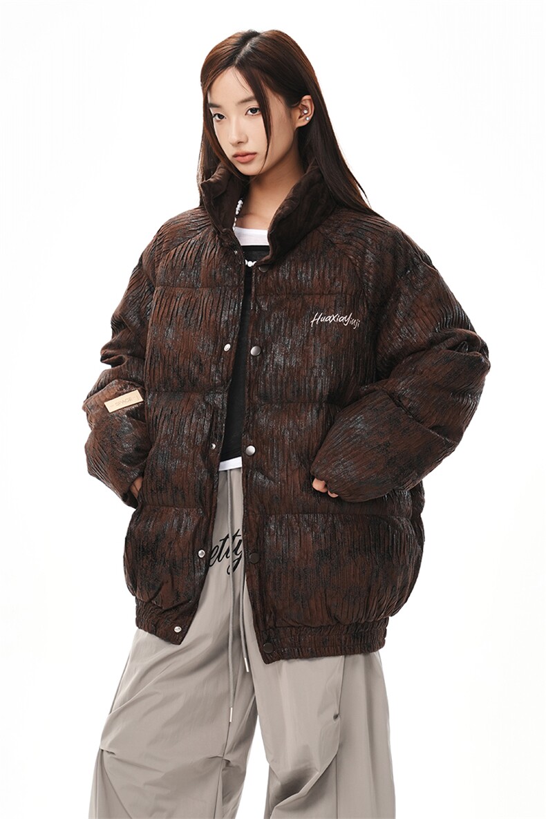 新款美式复古加厚棉衣潮款中性风225-2-Y211-P155-控198,男装棉衣,星座225-2
