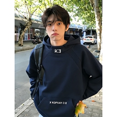 新款连帽卫衣男女韩版宽松设计感小众小个子上衣套头WX96，男装卫衣，星座516A