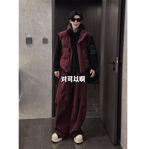 休闲三件套连帽卫衣棉马甲长裤男M359-P98 W359-P68 K359-P75图片