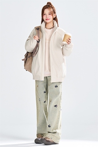 MY834-P80 棉服男冬季新款港风宽松立领棉衣S-2XL图片