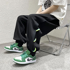 港风棉质品质高街设计潮牌宽松阔腿男裤DK7864-P78-控98，男装休闲裤，星座717
