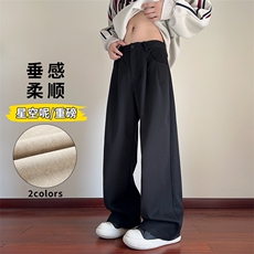 秋季重磅420g垂感星空呢毛呢男大码西装阔腿裤K5940-特P50控88，男装西服套装，电商A001