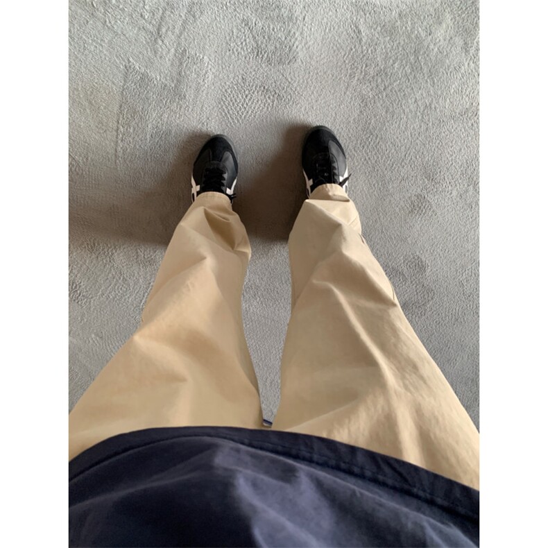 3stro卡其色多口袋工装裤男款春秋季美式高街vibe裤子直筒伐木裤,男装工装外套,星座1007（原301D）