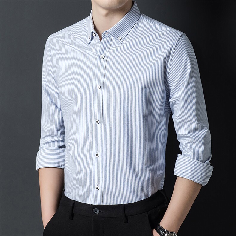 FC-PS29352男式服装秋季新款衬衫男长袖翻领休闲四季可穿衬衣P58,男装衬衫,电商B360