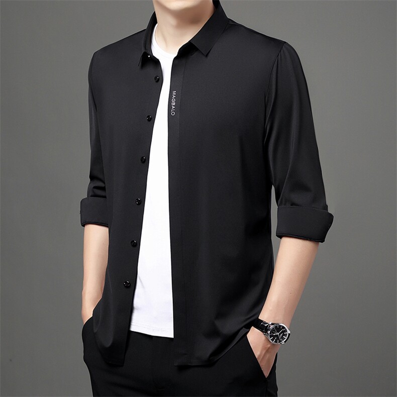 BK6810钱塘2020-2春秋款新款中年男士时尚休闲百搭衬衣货稳P54,男装衬衫,钱塘207-2
