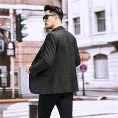 主推高端轻奢中年百分百绵羊皮单西装男秋冬绵羊皮单西服皮衣外套，男装西服，钱塘723