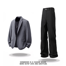 西服95%涤纶5%氨纶M-5XL大码XF78306P85控139西裤XK78151P45控68，男装西服，星座227-7