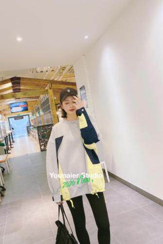 加款绒卫衣，女装卫衣/绒衫，悠奈尔