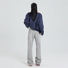 微喇牛仔裤男新款春夏直筒宽松美式vibe高街裤子潮百搭YD740-P35，男装牛仔裤，星座509