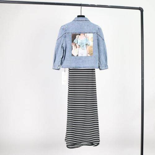 （现货）牛仔两件套，女装，伊娜蕾尔