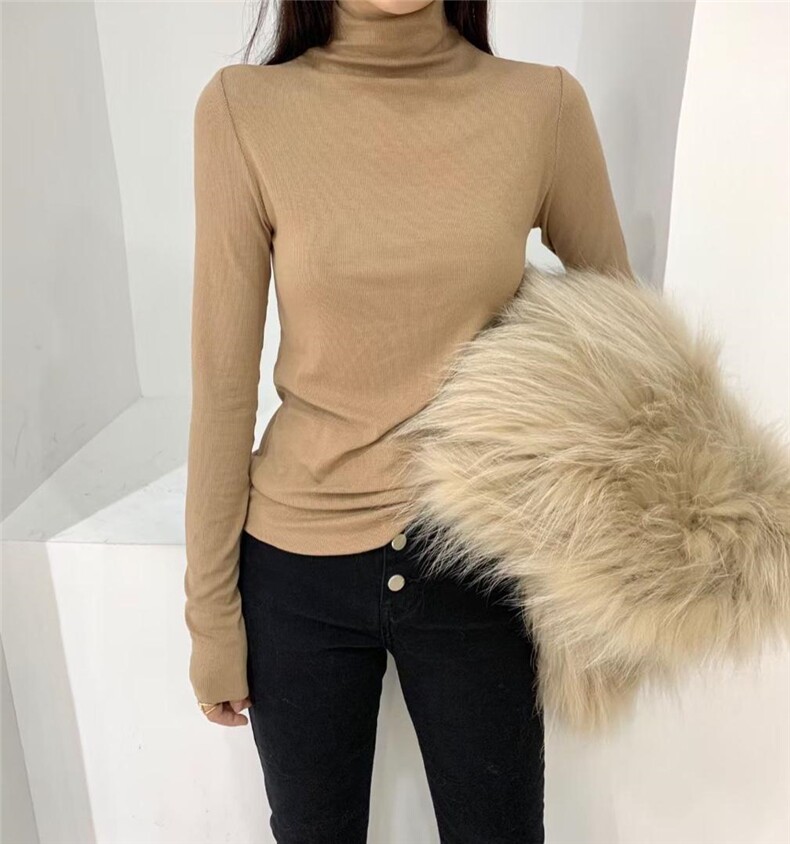 秋季新款高弹长袖打底衫，其它，邱小姐