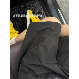 简约日系潮流新款ins美式斜切工装短裤男夏季薄款户外气质XDK13图片